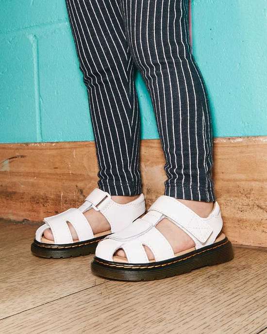 Sandalias Dr. Martens Moby Ii Strap Niña Blancos MX-86075